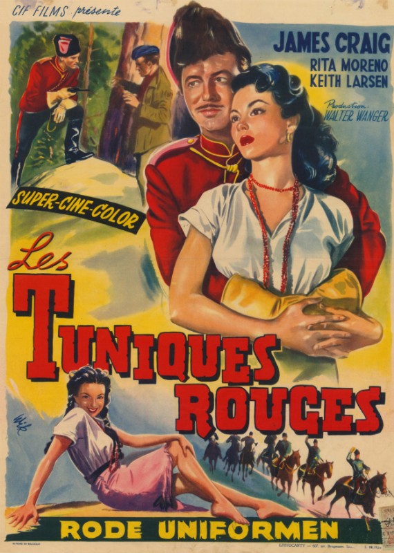 Repro 30x40cm - TUNIQUES ROUGES (les) - Belge