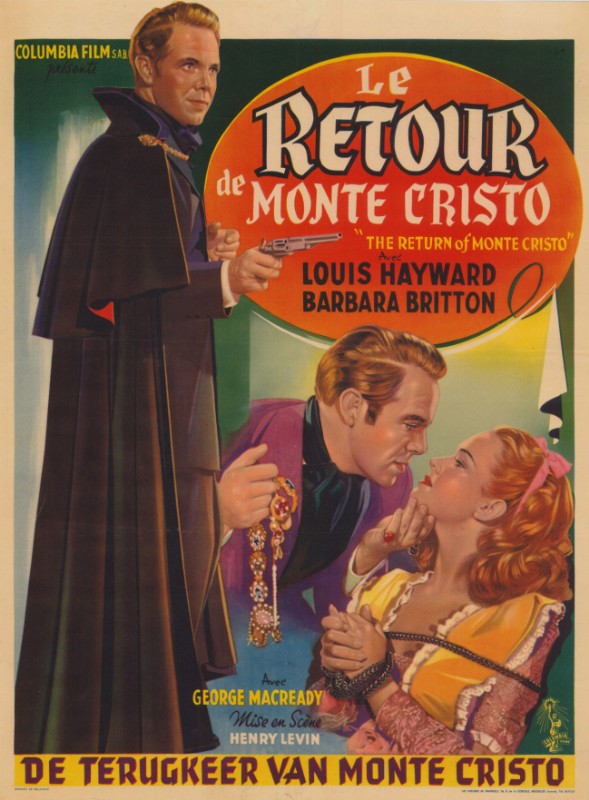 Repro 30x40cm - RETOUR DE MONTE-CRISTO (le) - Belge