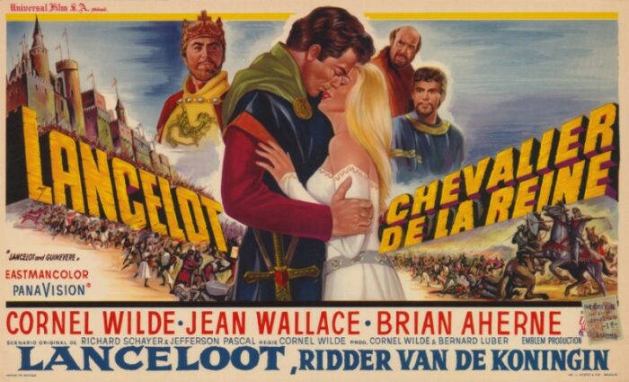 Repro 30x40cm - LANCELOT CHEVALIER DE LA REINE - Belge