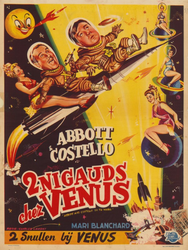 Repro 30x40cm - DEUX NIGAUDS CHEZ VENUS - Belge