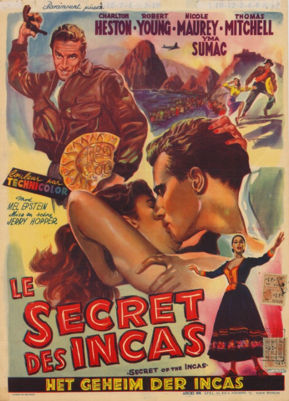 Repro 30x40cm - SECRET DES INCAS (le) - Belge