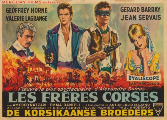 Repro 30x40cm - FRERES CORSES (les) - Belge