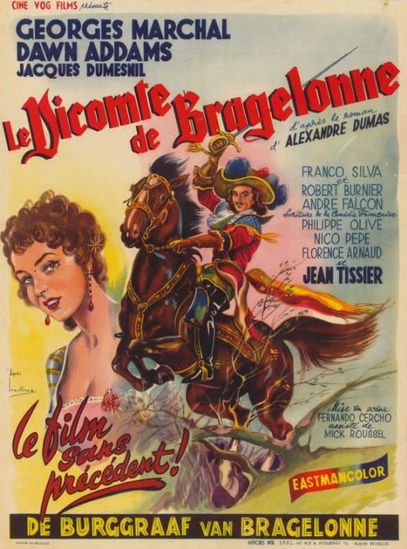 Repro 30x40cm - VICOMTE DE BRAGELONNE (le) - Belge