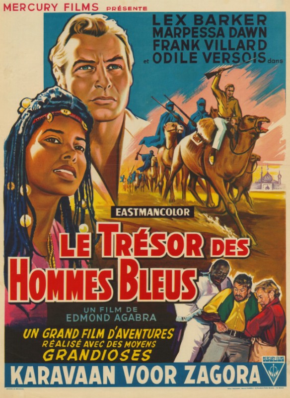 Repro 30x40cm - TRESOR DES HOMMES BLEUS (le) - Belge