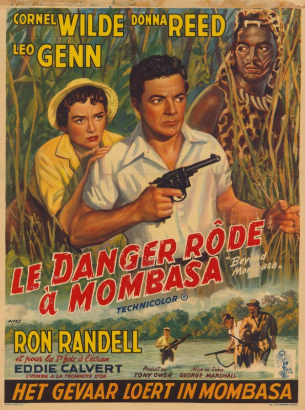 Repro 30x40cm - AU SUD DE MOMBASA - Belge