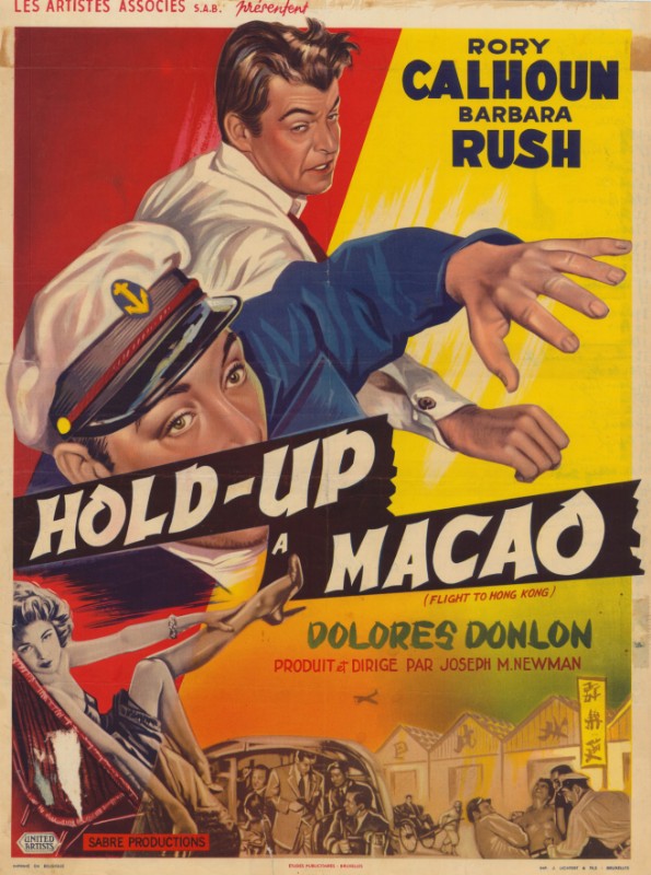Repro 30x40cm - FLIGHT TO HONG KONG - Belge
