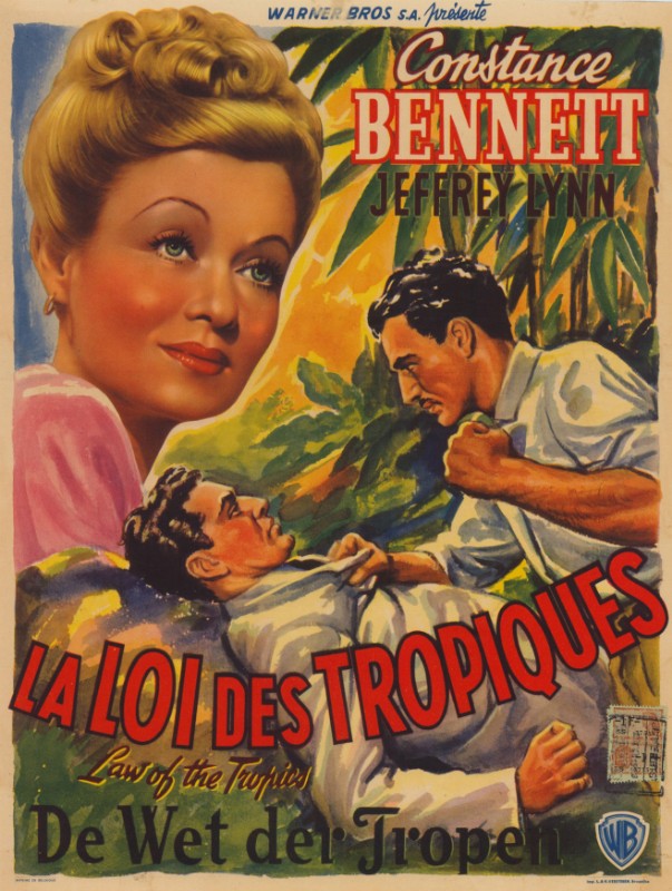 Repro 30x40cm - LAW OF THE TROPICS - Belge