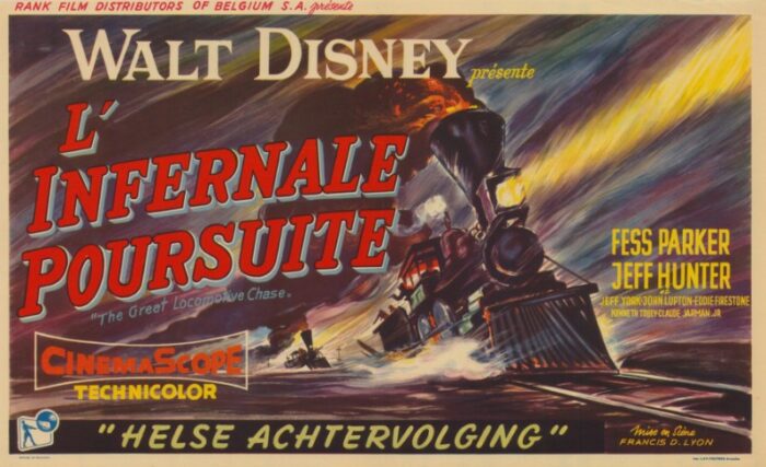 Repro 30x40cm - INFERNALE POURSUITE (l') - Belge