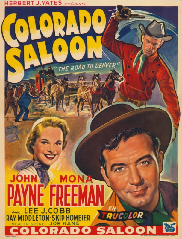 Repro 30x40cm - COLORADO SALOON - Belge