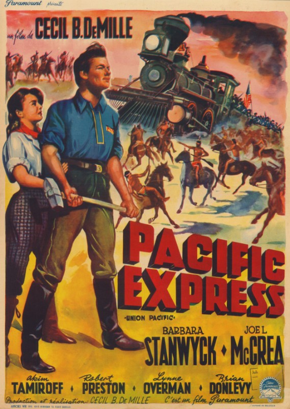 Repro 30x40cm - PACIFIC EXPRESS - Belge