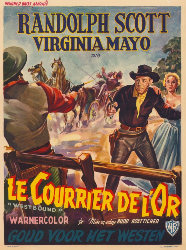 Repro 30x40cm - COURRIER DE L'OR (le) - Belge