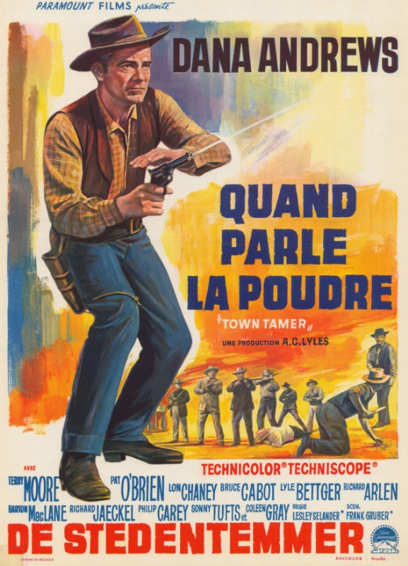 Affiche - QUAND PARLE LA POUDRE - 36x56cm