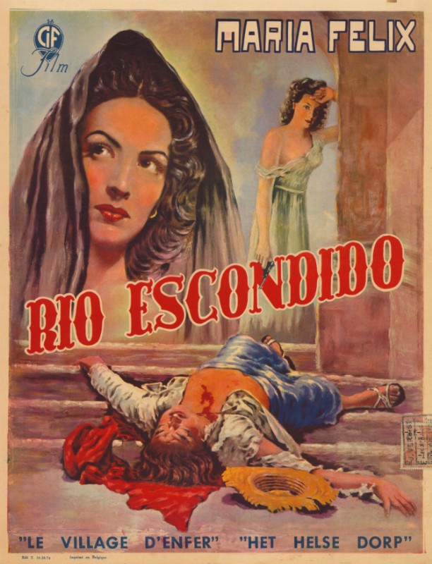 Repro 30x40cm - RIO ESCONDIDO - Belge