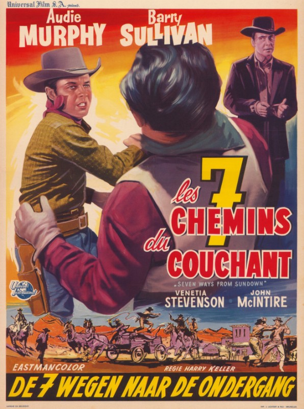Repro 30x40cm - SEPT CHEMINS DU COUCHANT (les) - Belge
