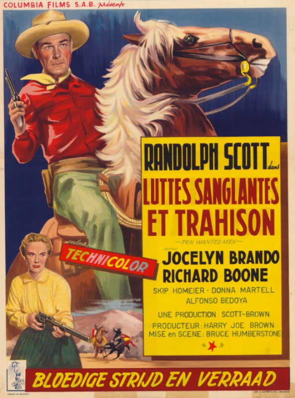 Repro 30x40cm - DIX HOMMES A ABATTRE - Belge
