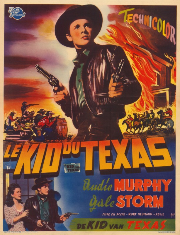 Repro 30x40cm - KID DU TEXAS - Belge