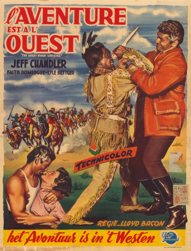 Repro 30x40cm - GREAT SIOUX UPRISING (the) - Belge