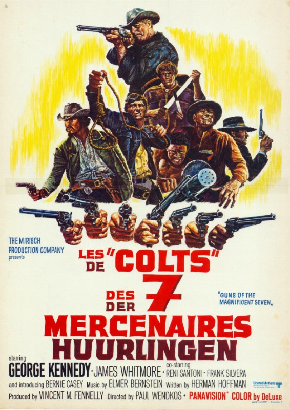 Repro 30x40cm - COLTS DES SEPT MERCENAIRES (les) - Belge
