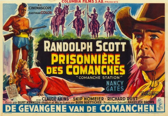 Repro 30x40cm - COMANCHE STATION - Belge