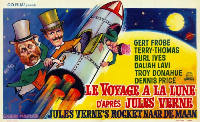 Repro 30x40cm - GRAND DEPART A LA LUNE (le) - Belge