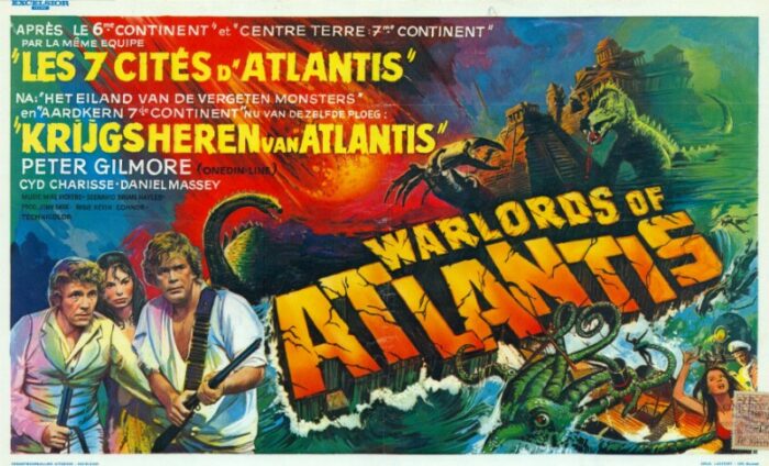 Repro 30x40cm - SEPT CITES D'ATLANTIS (les) - Belge