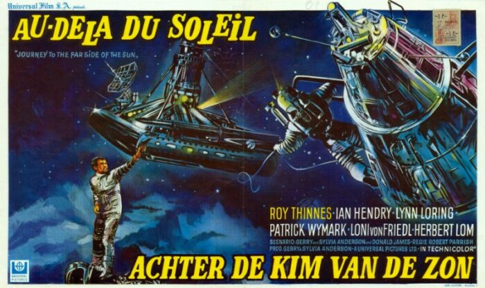 Repro 30x40cm - DANGER PLANETE INCONNUE - Belge