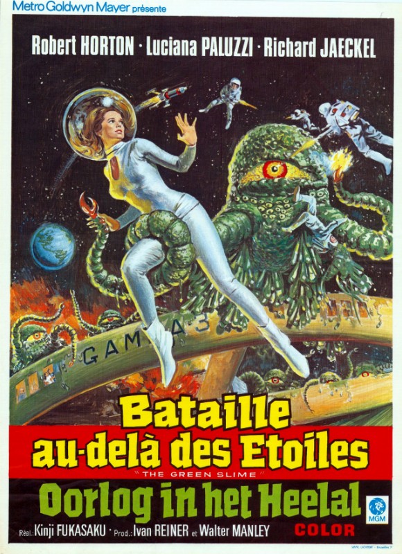 Repro 30x40cm - BATAILLE AU-DELA DES ETOILES - Belge