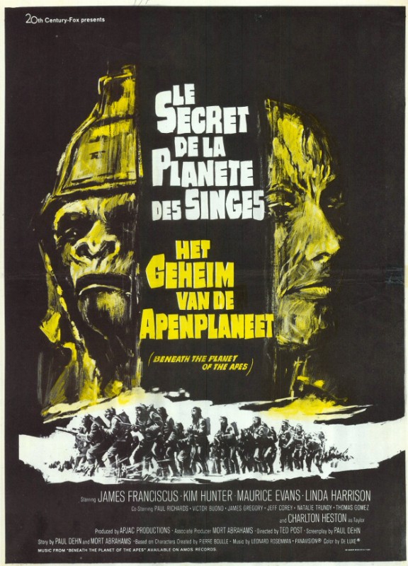 Repro 30x40cm - SECRET DE LA PLANETE DES SINGES (le) - Belge