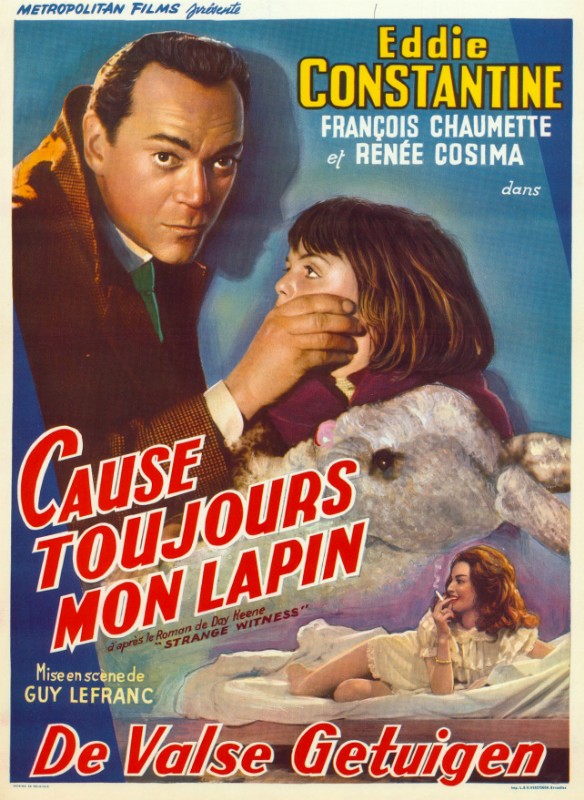 Repro 30x40cm - CAUSE TOUJOURS MON LAPIN - Belge