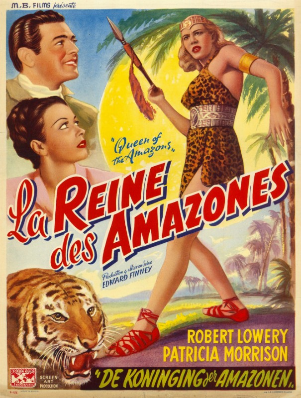 Repro 30x40cm - QUEEN OF THE AMAZONS - Belge