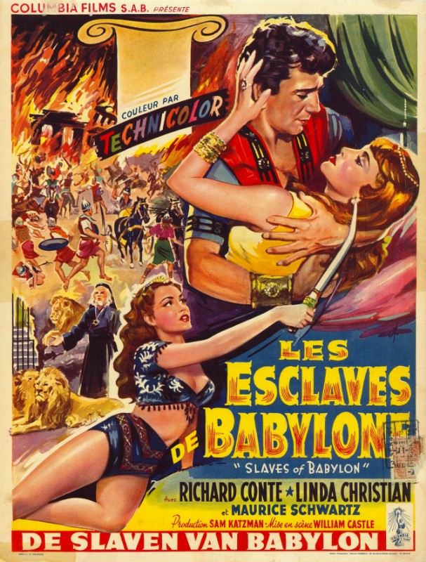 Repro 30x40cm - SLAVES OF BABYLON - Belge