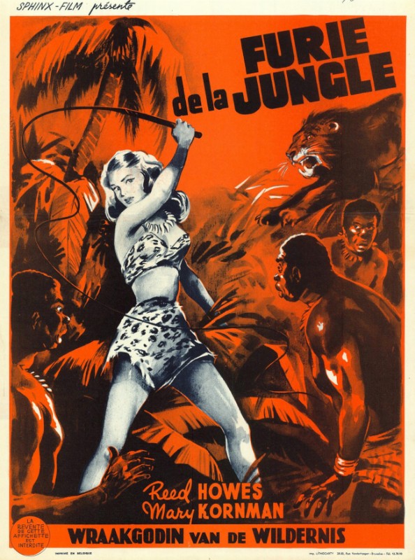 Repro 30x40cm - QUEEN OF THE JUNGLE - Belge