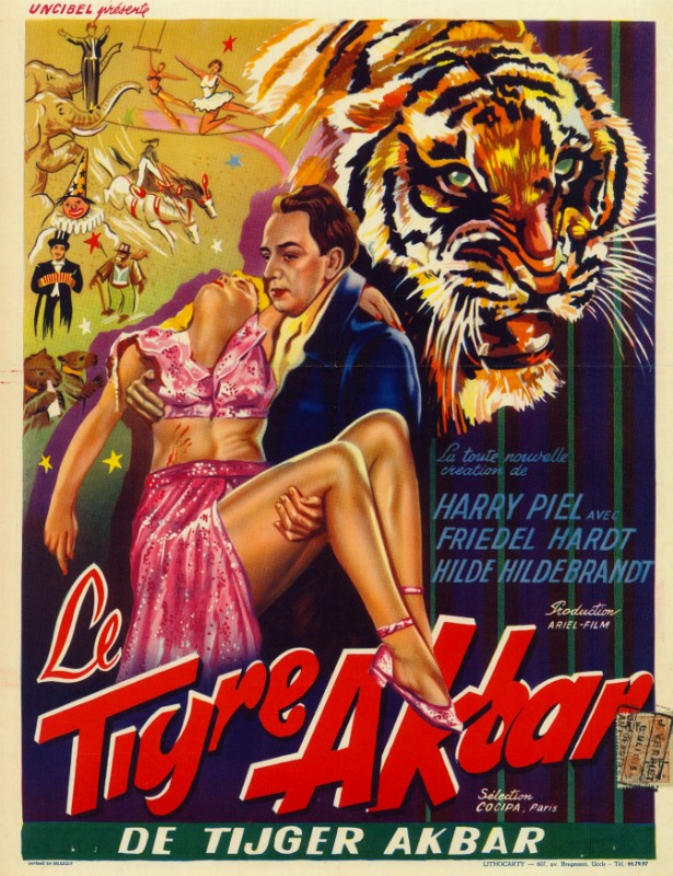 Repro 30x40cm - TIGRE AKBAR (le) - Belge