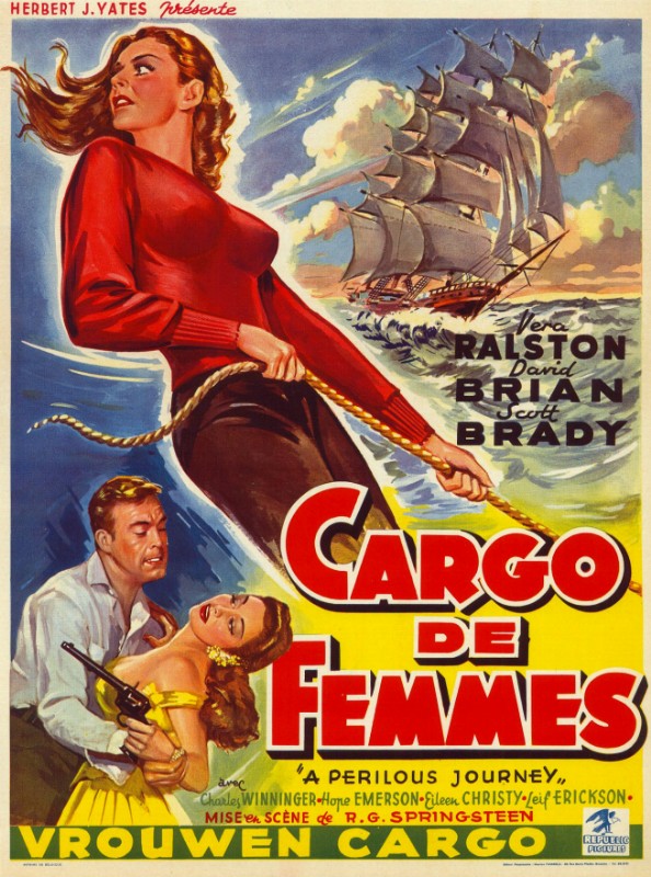 Repro 30x40cm - CARGO DE FEMMES - Belge