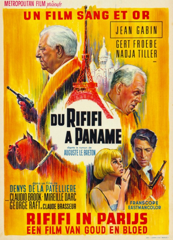 Repro 30x40cm - DU RIFIFI A PANAME - Belge
