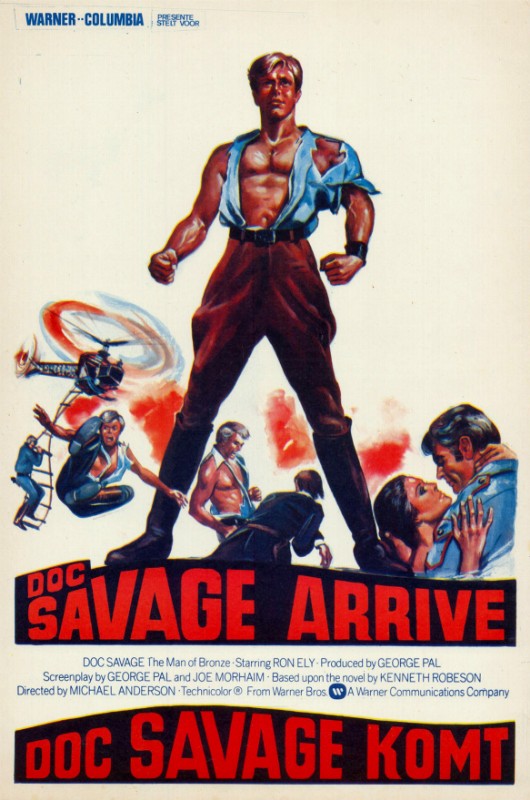 Repro 30x40cm - DOC SAVAGE ARRIVE - Belge