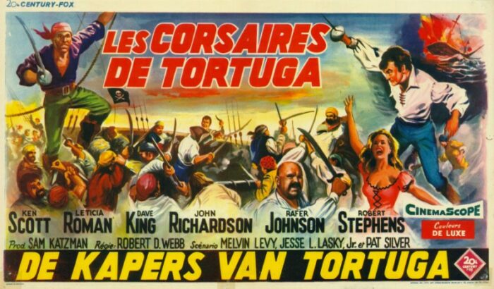 Repro 30x40cm - PIRATES OF TORTUGA - Belge