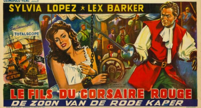 Repro 30x40cm - FILS DU CORSAIRE ROUGE (LE) - Belge