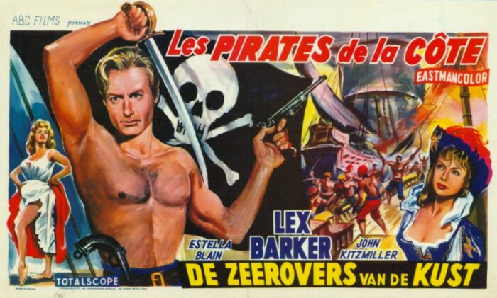 Repro 30x40cm - PIRATES DE LA COTE (les) - Belge