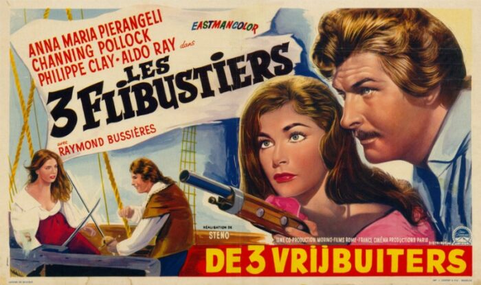 Repro 30x40cm - IL ETAIT TROIS FLIBUSTIERS - Belge