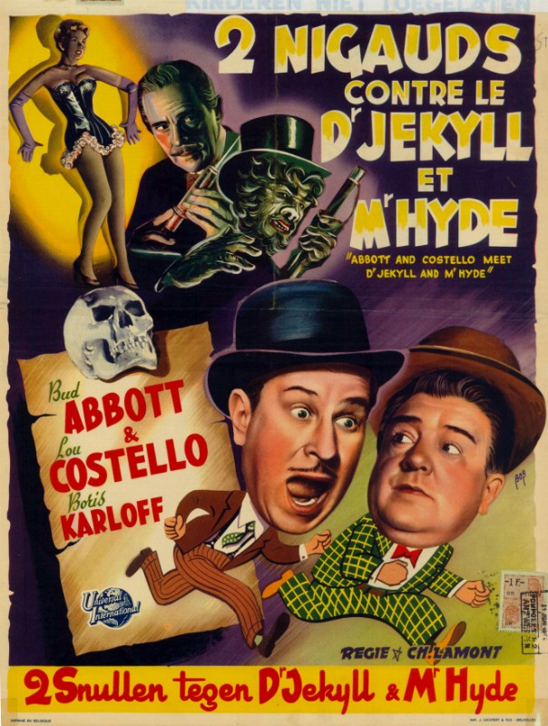 Repro 30x40cm - DEUX NIGAUDS CONTRE Dr. JEKYLL.. - Belge