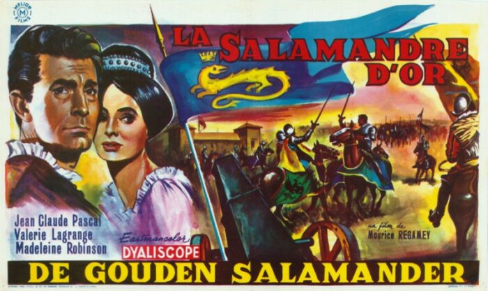 Repro 30x40cm - SALAMANDRE D'OR (la) - Belge