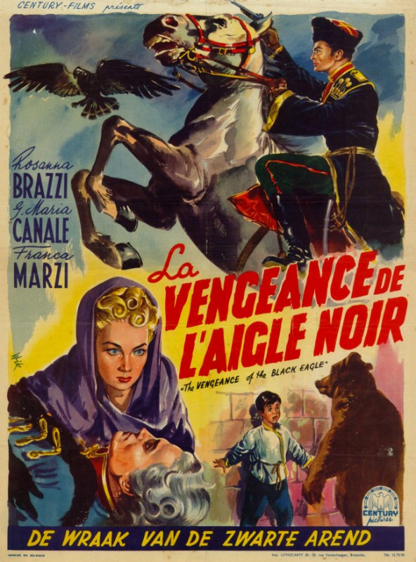 Repro 30x40cm - VENGEANCE DE L'AIGLE NOIR (la) - Belge