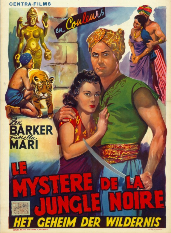 Repro 30x40cm - MYSTERE DE LA JUNGLE NOIRE (le) - Belge