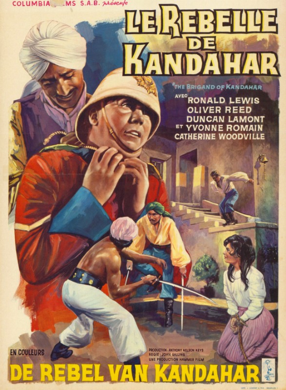 Repro 30x40cm - BRIGAND OF KANDAHAR (the) - Belge