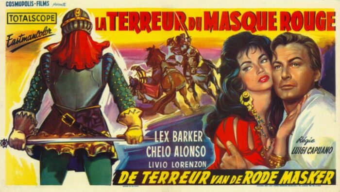Repro 30x40cm - TERREUR DU MASQUE ROUGE (la) - Belge