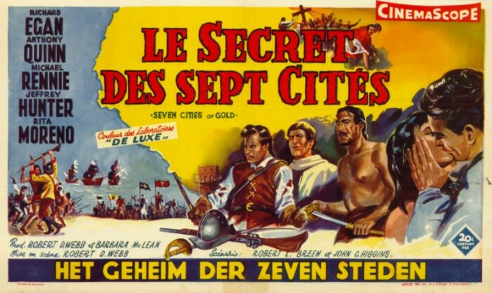 Repro 30x40cm - SEVEN CITIES OF GOLD - Belge