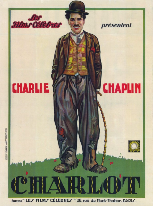 Repro 30x40cm - CHARLIE CHAPLIN - Française C