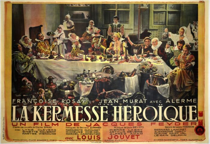 Repro 30x40cm - KERMESSE HEROIQUE (la) - Française B