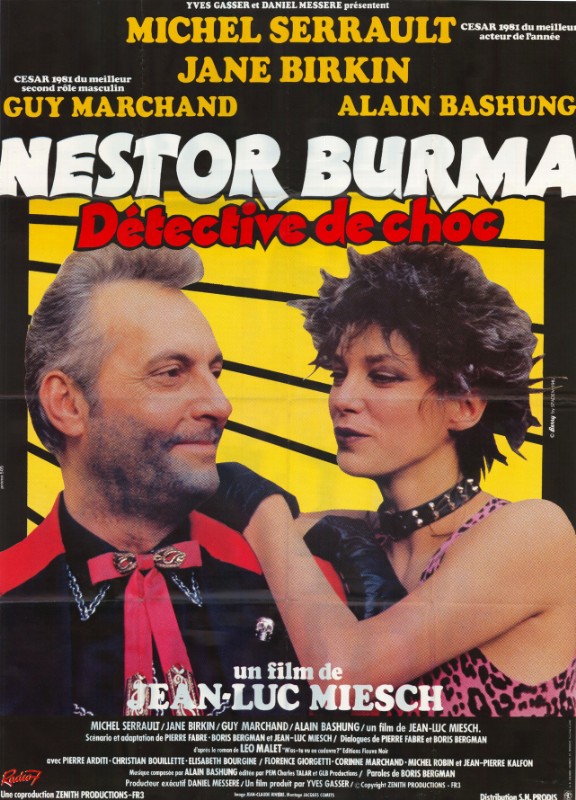 Affiche - NESTOR BURMA, DETECTIVE DE CHOC - 120x160cm